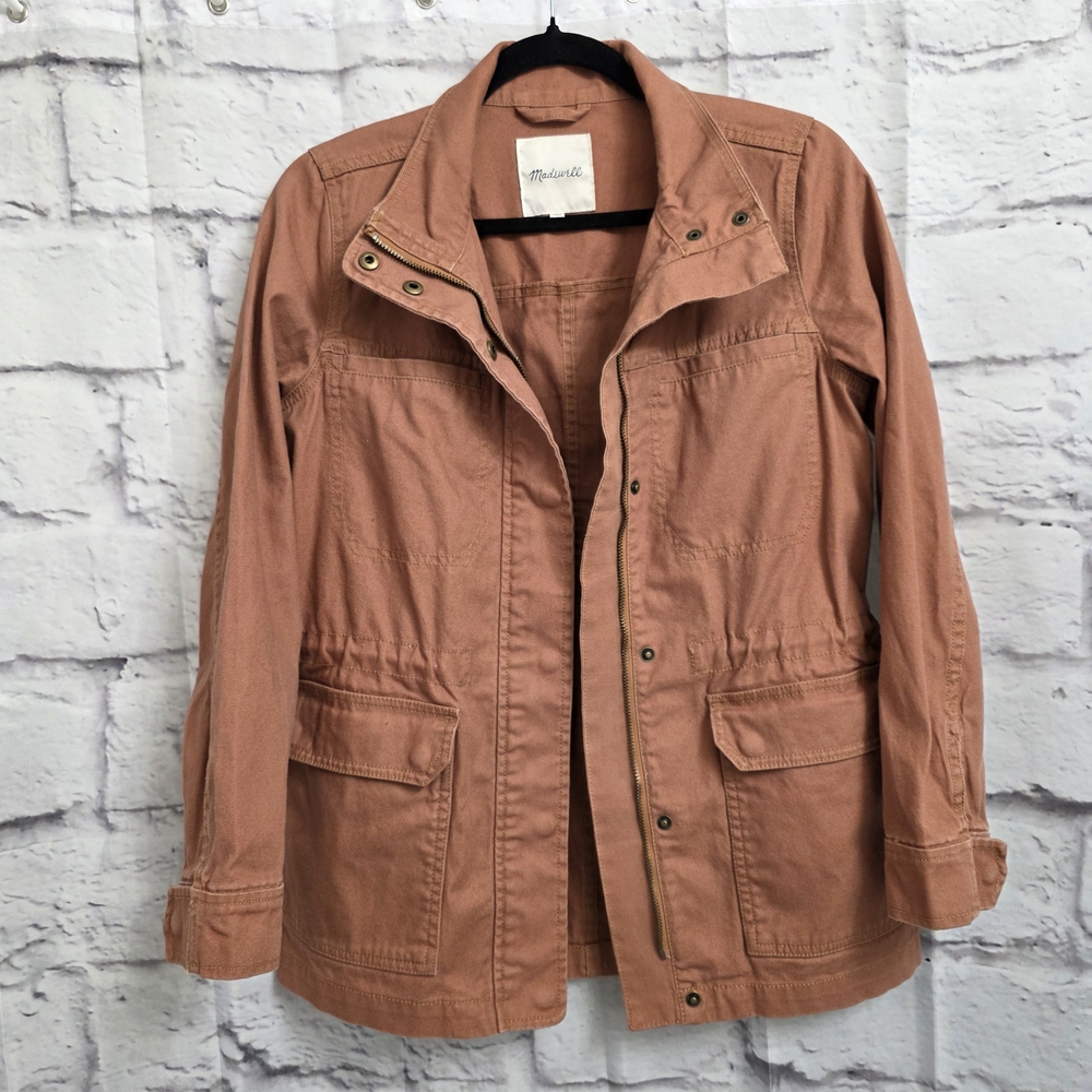 Madewell Women's Dispatch Utility Jacket in Warm Umber Size XS